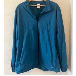 Men's Nike STORM FIT Victory Full-Zip Golf Jacket Coat Blue Size XL